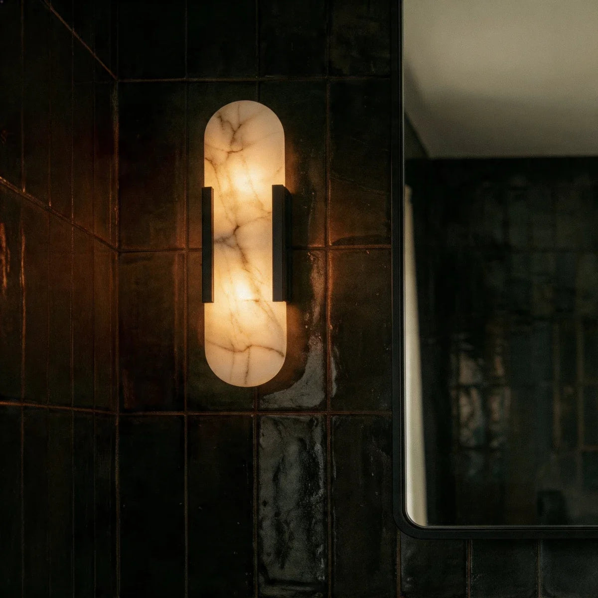Blysera Alabaster Wall Sconce