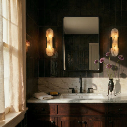 Blysera Alabaster Wall Sconce
