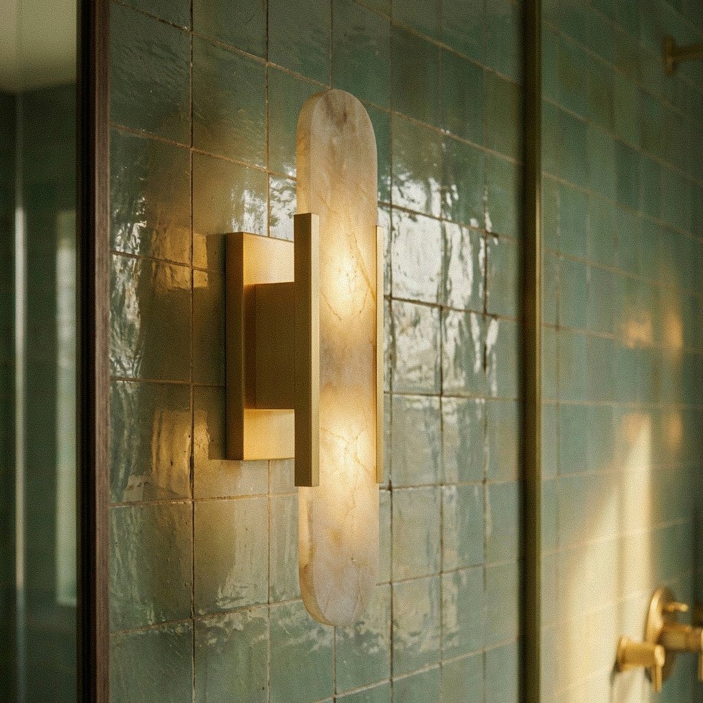 Blysera Alabaster Wall Sconce