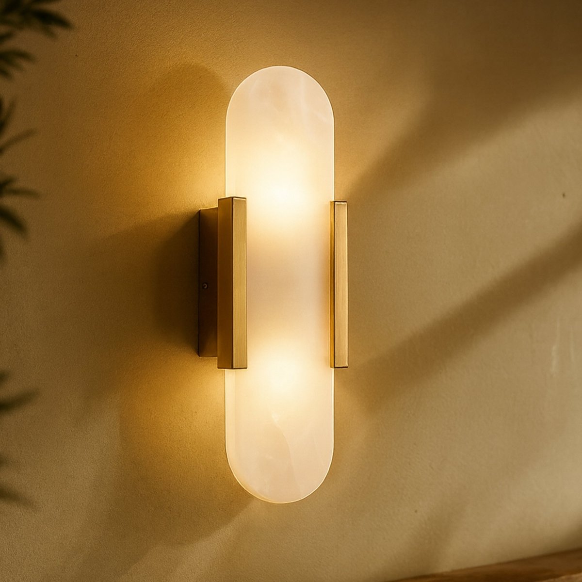 Blysera Alabaster Wall Sconce