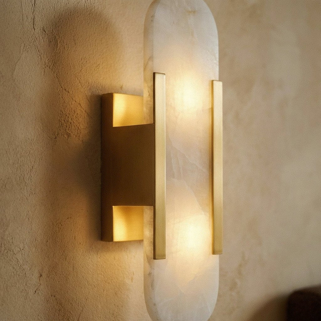 Blysera Alabaster Wall Sconce