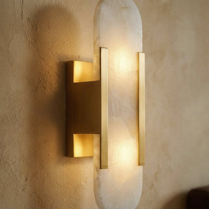 Blysera Alabaster Wall Sconce