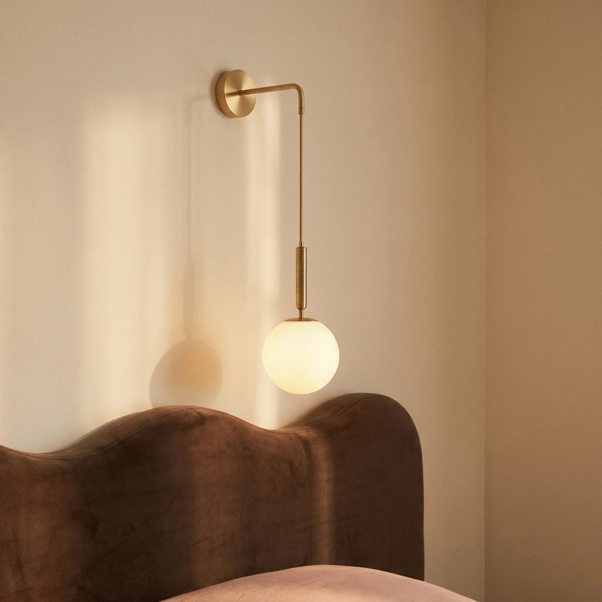 Quessan Hanging Globe Wall Sconce