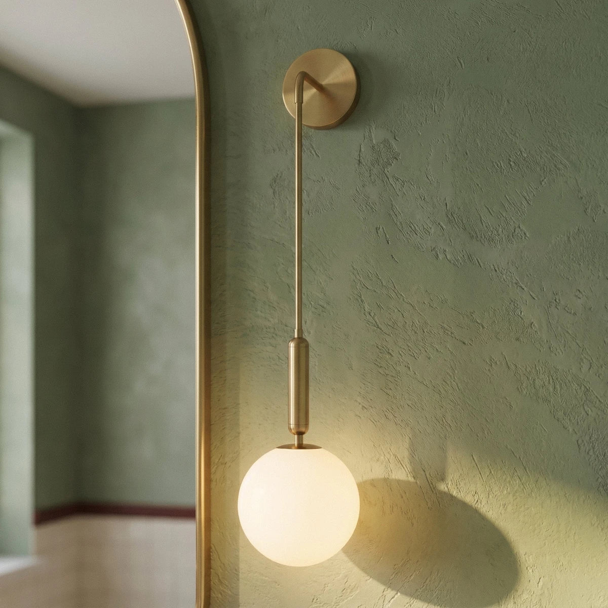 Quessan Hanging Globe Wall Sconce