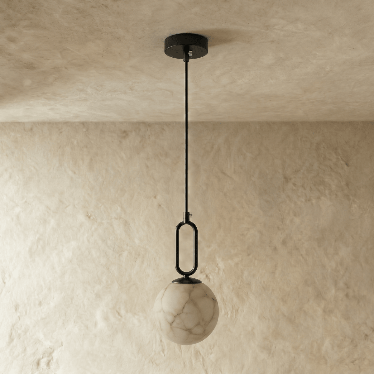 Ilyren Alabaster Globe Pendant
