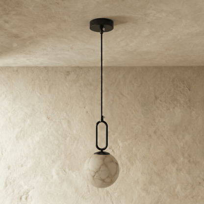 Ilyren Alabaster Globe Pendant