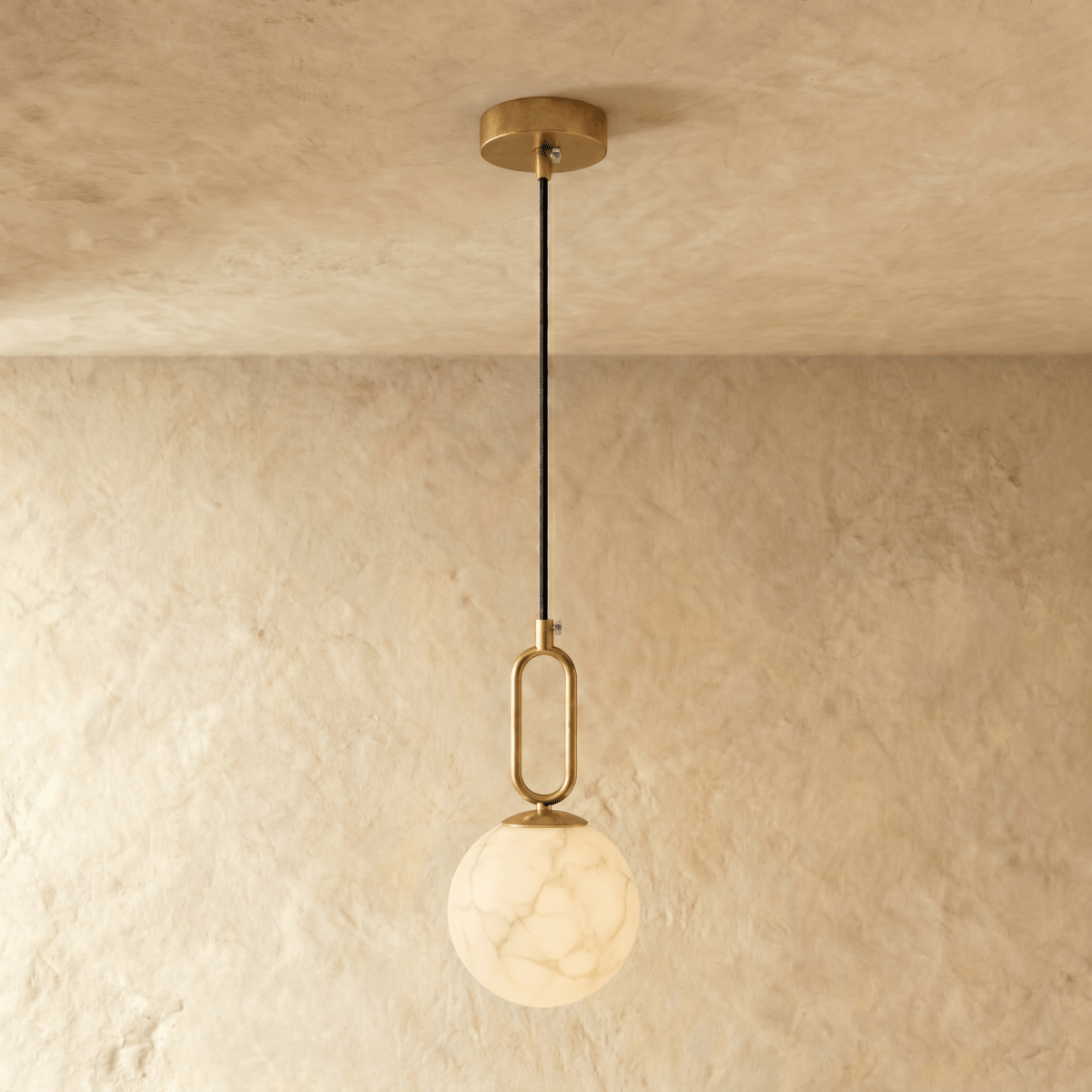 Ilyren Alabaster Globe Pendant