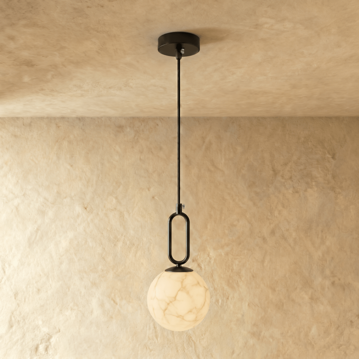 Ilyren Alabaster Globe Pendant