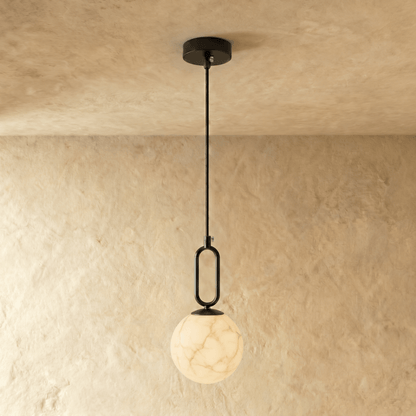 Ilyren Alabaster Globe Pendant