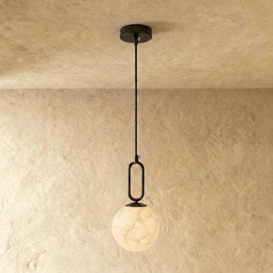 Ilyren Alabaster Globe Pendant