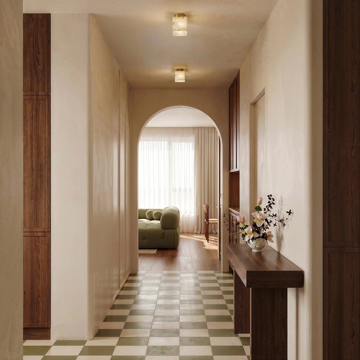 Pelmor Square Flush Mount