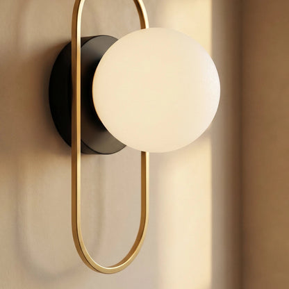 Tervalo Ring Globe Wall Sconce