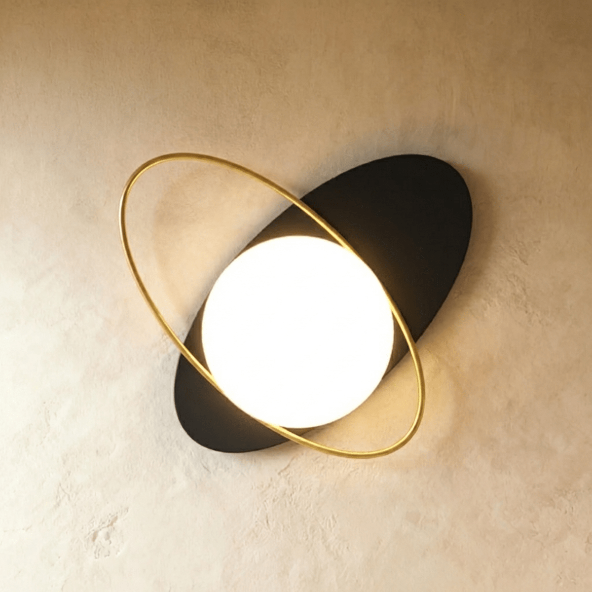 Tervalo Ring Globe Wall Sconce