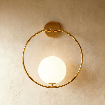 Tervalo Ring Globe Wall Sconce