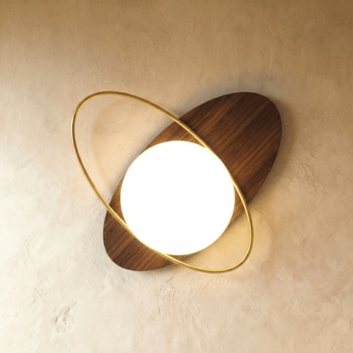 Tervalo Ring Globe Wall Sconce