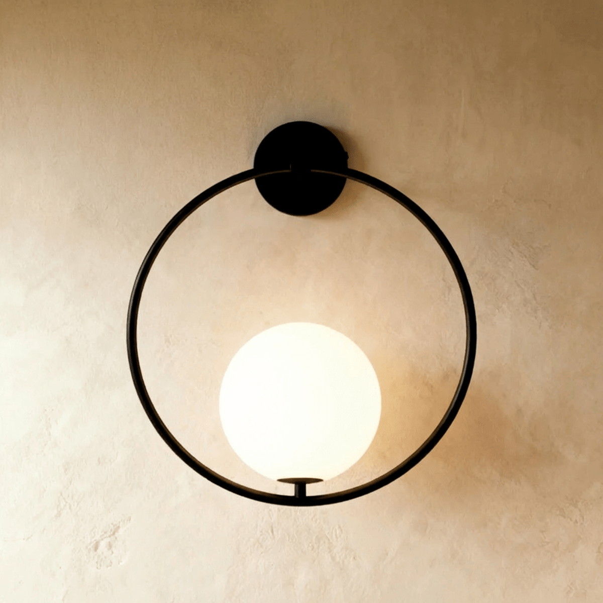 Tervalo Ring Globe Wall Sconce