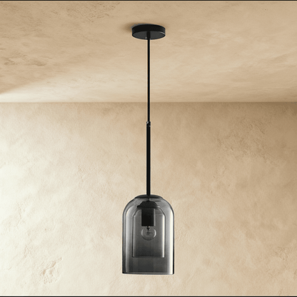 Zaviel Double Glass Pendant