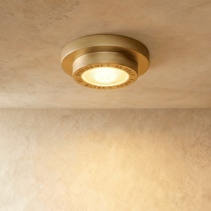 Neswick Brass Flush Mount