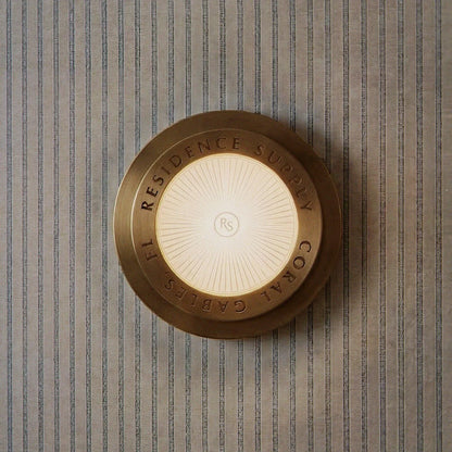 Neswick Brass Flush Mount