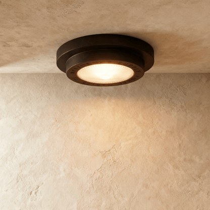 Neswick Brass Flush Mount