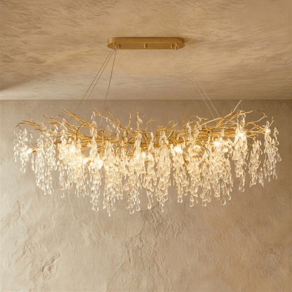 Norvel Crystal Oval Chandelier