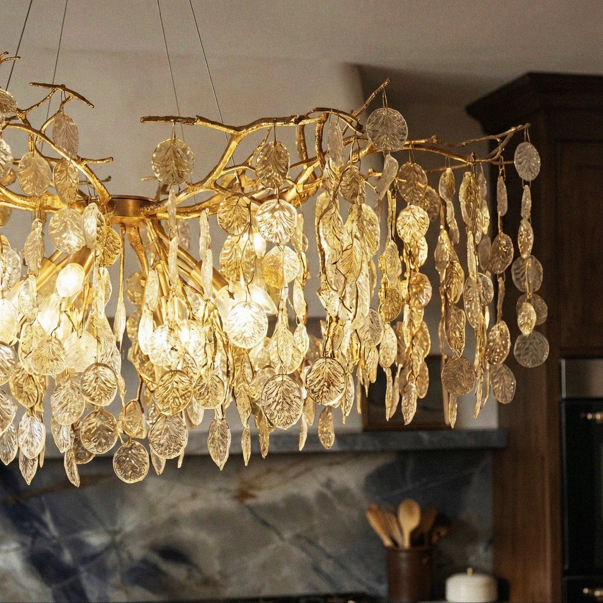 Norvel Crystal Oval Chandelier