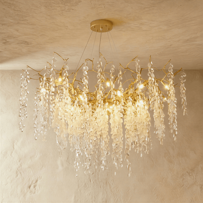 Norvel Crystal Oval Chandelier