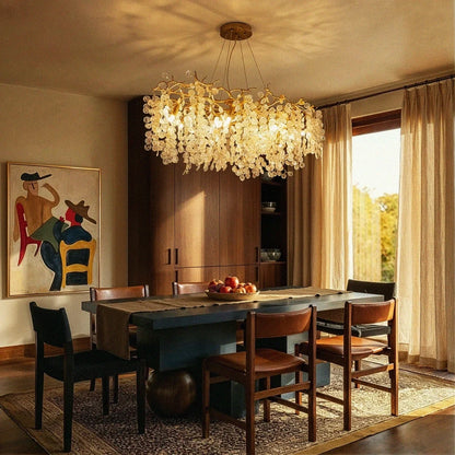 Norvel Crystal Oval Chandelier