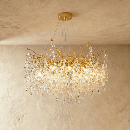 Norvel Crystal Oval Chandelier